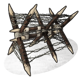 Barbed Wooden Barricade